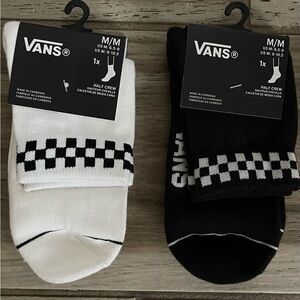 Vans Checkered Black and White Socks